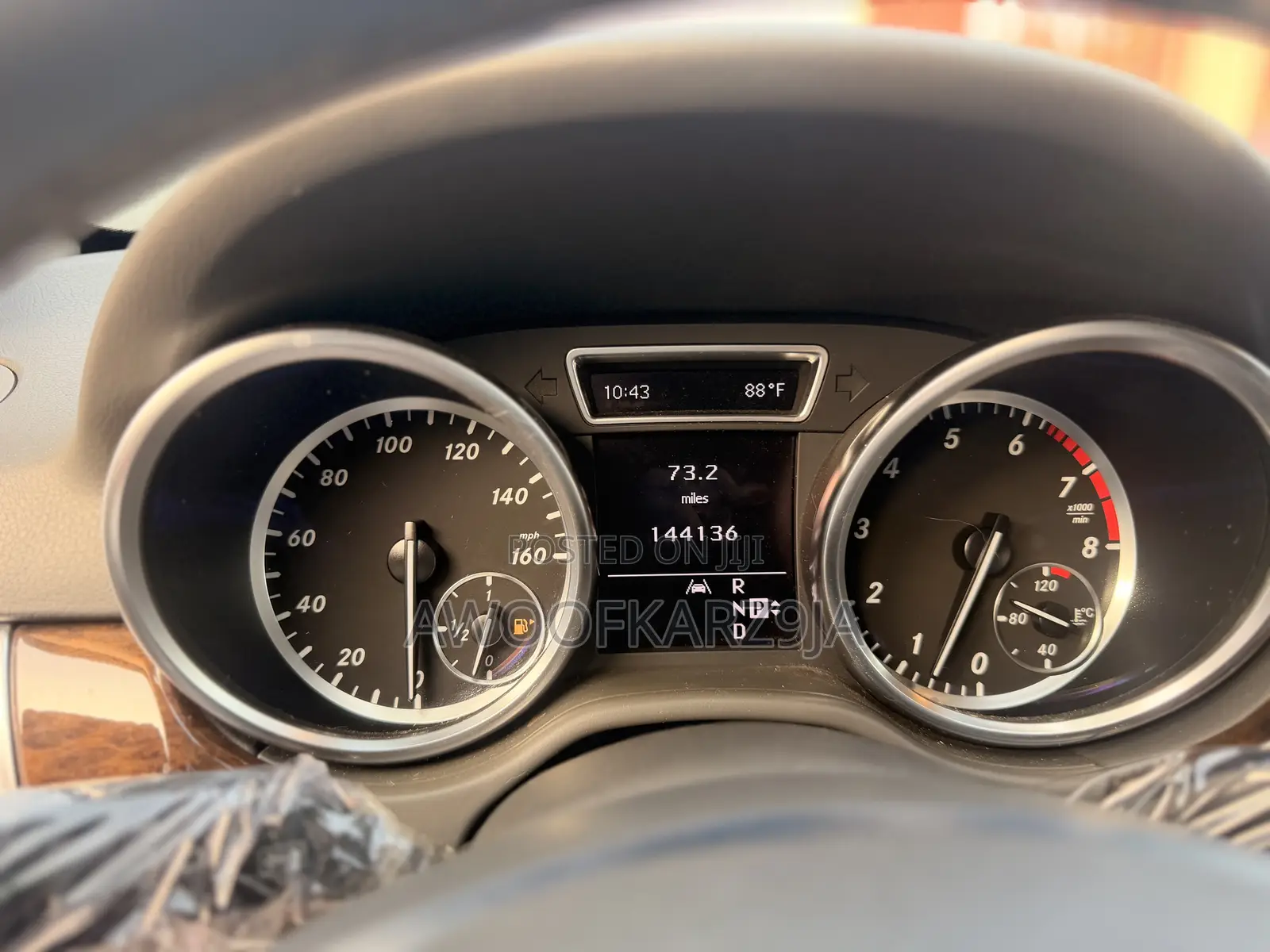 Mercedes-Benz M Class ML 350 4Matic 2012 Gray