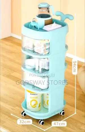 Mobile Snacks Storage Rack