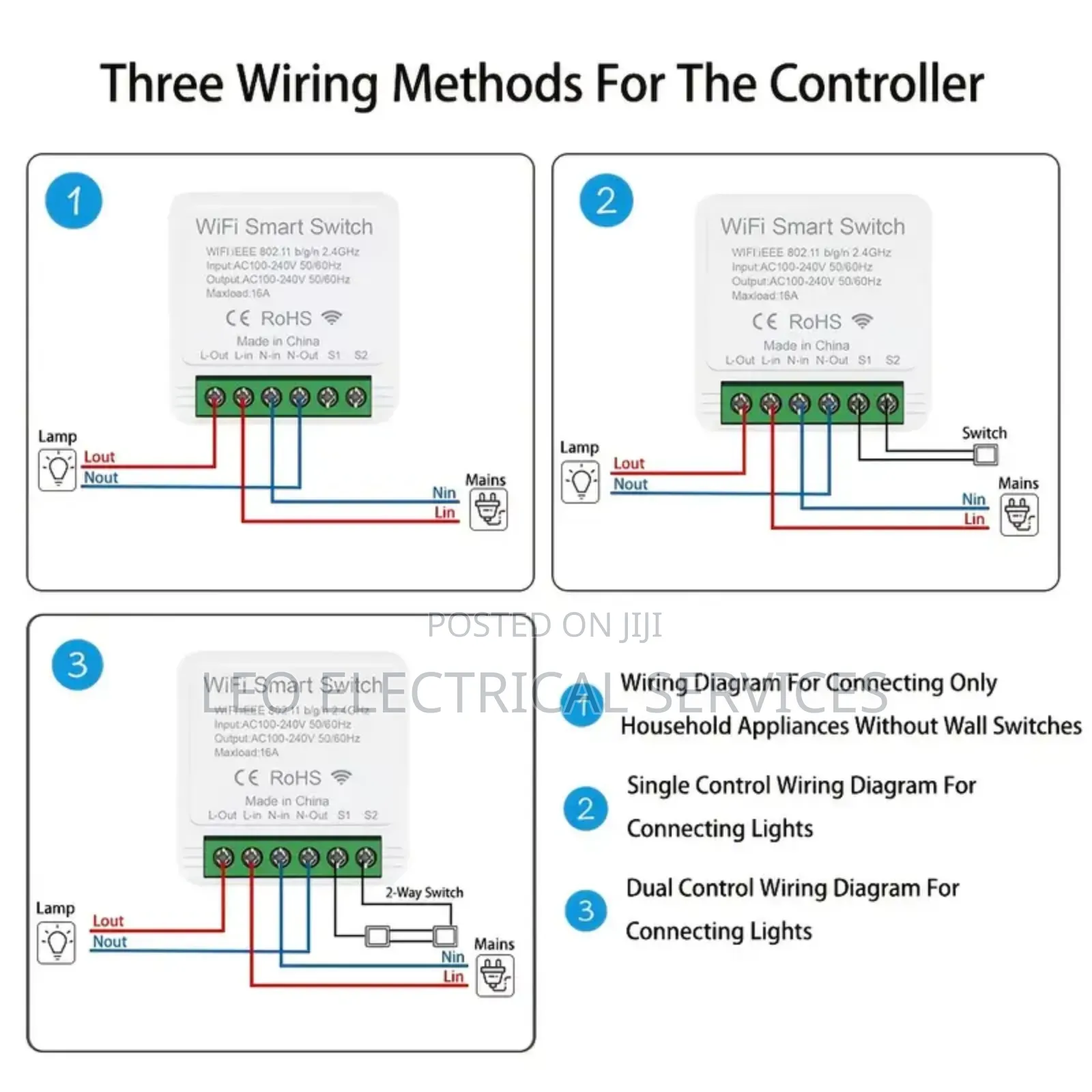 Mini WiFi Smart Switch (16A) – Control Your Home From Anywhere