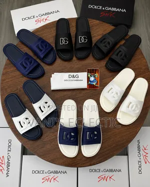 Dolce and Gabbana Beachwear Slippers