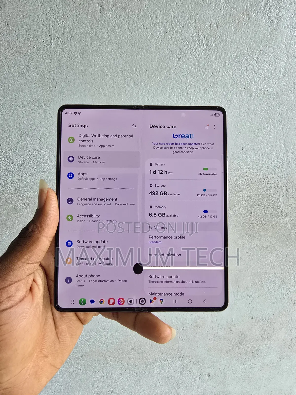 Samsung Galaxy Fold 512 GB Gray