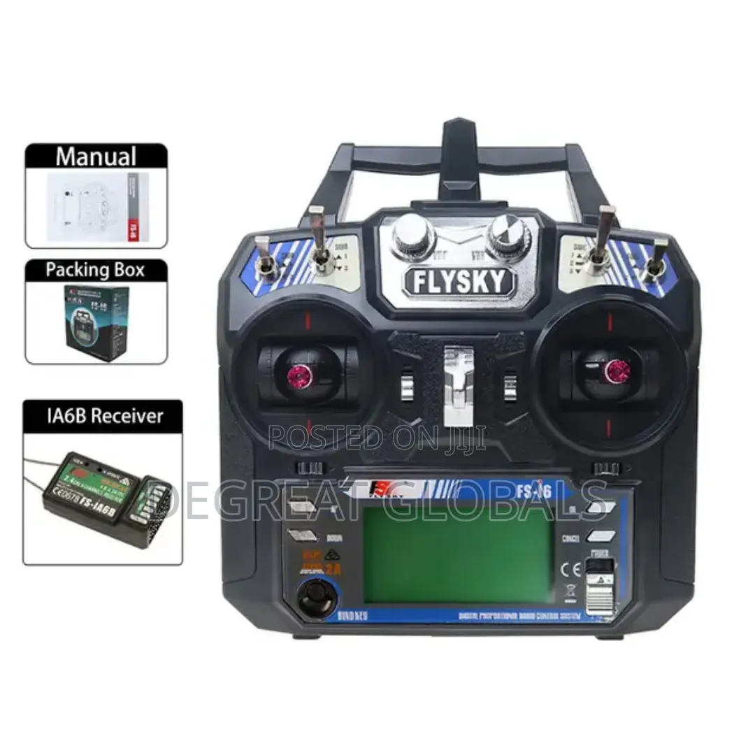 6CH Flysky 2.4ghz Radio Transmitter and Receiver