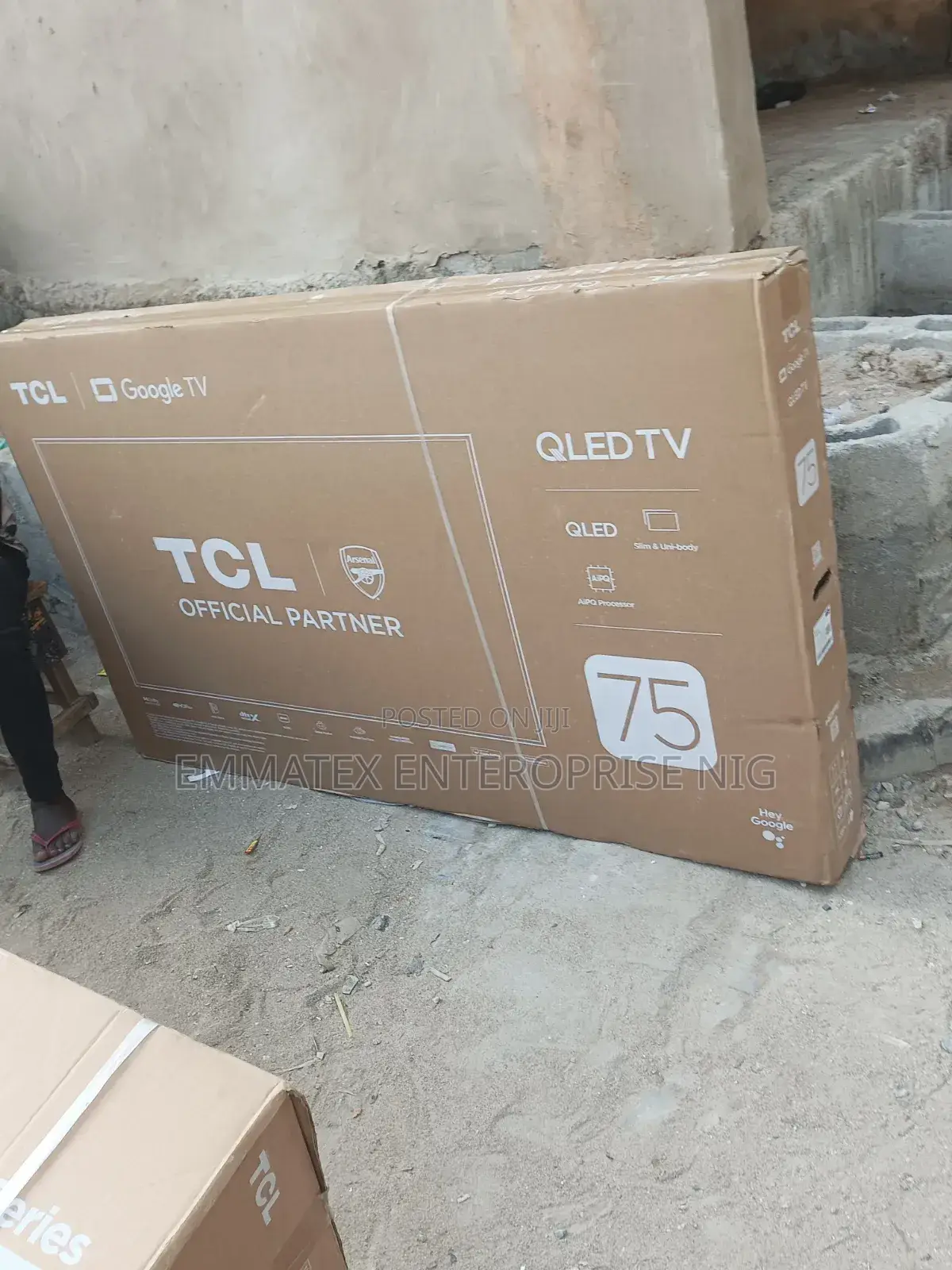 75" TCL Qled Google Television
