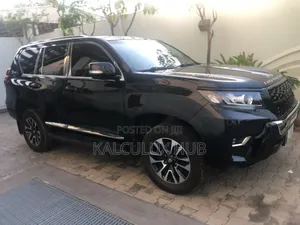 Black Land Cruiser Prado for Hire