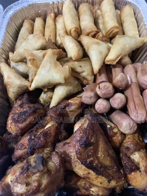 Small Chops Platters. Minimum Order Platter for 10