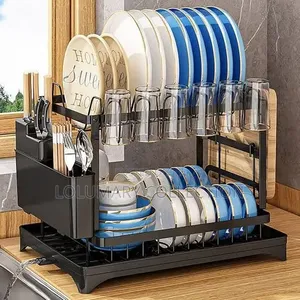 2 Layer Dish Rack - Dish Drainer
