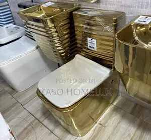 Gold Color Executive Water Closet