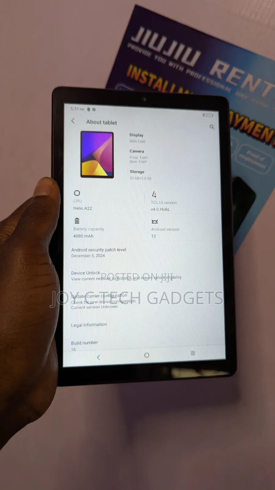 TCL Tab 10L 32 GB Black