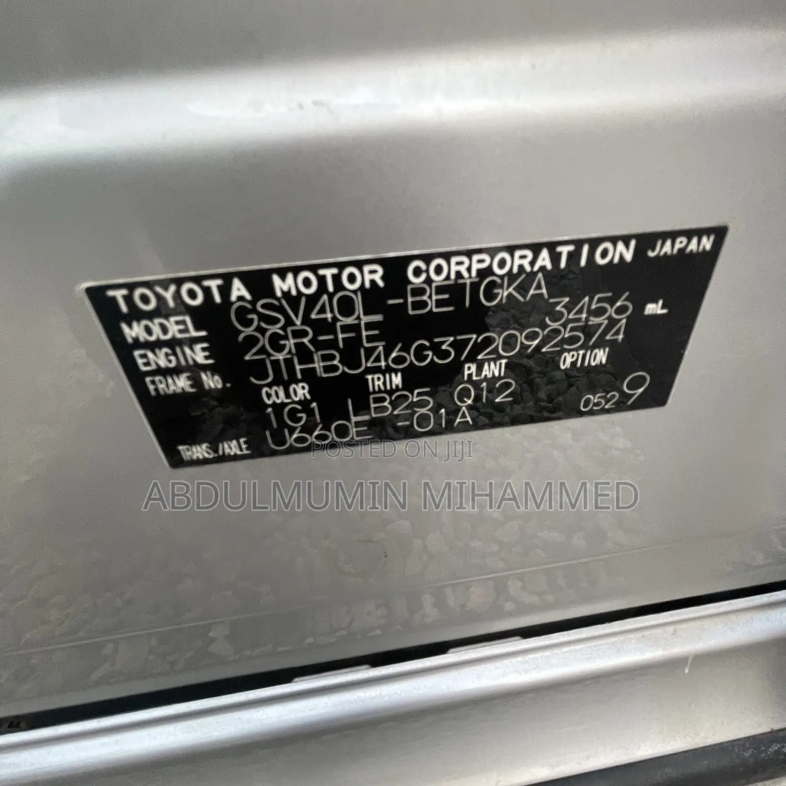 Lexus ES 350 2007 Silver