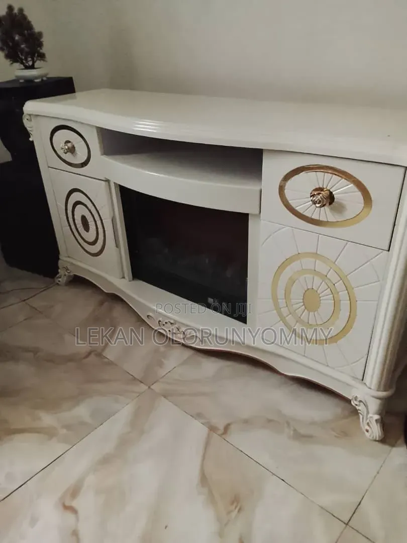 Shelf, TV Stand With Cupboard