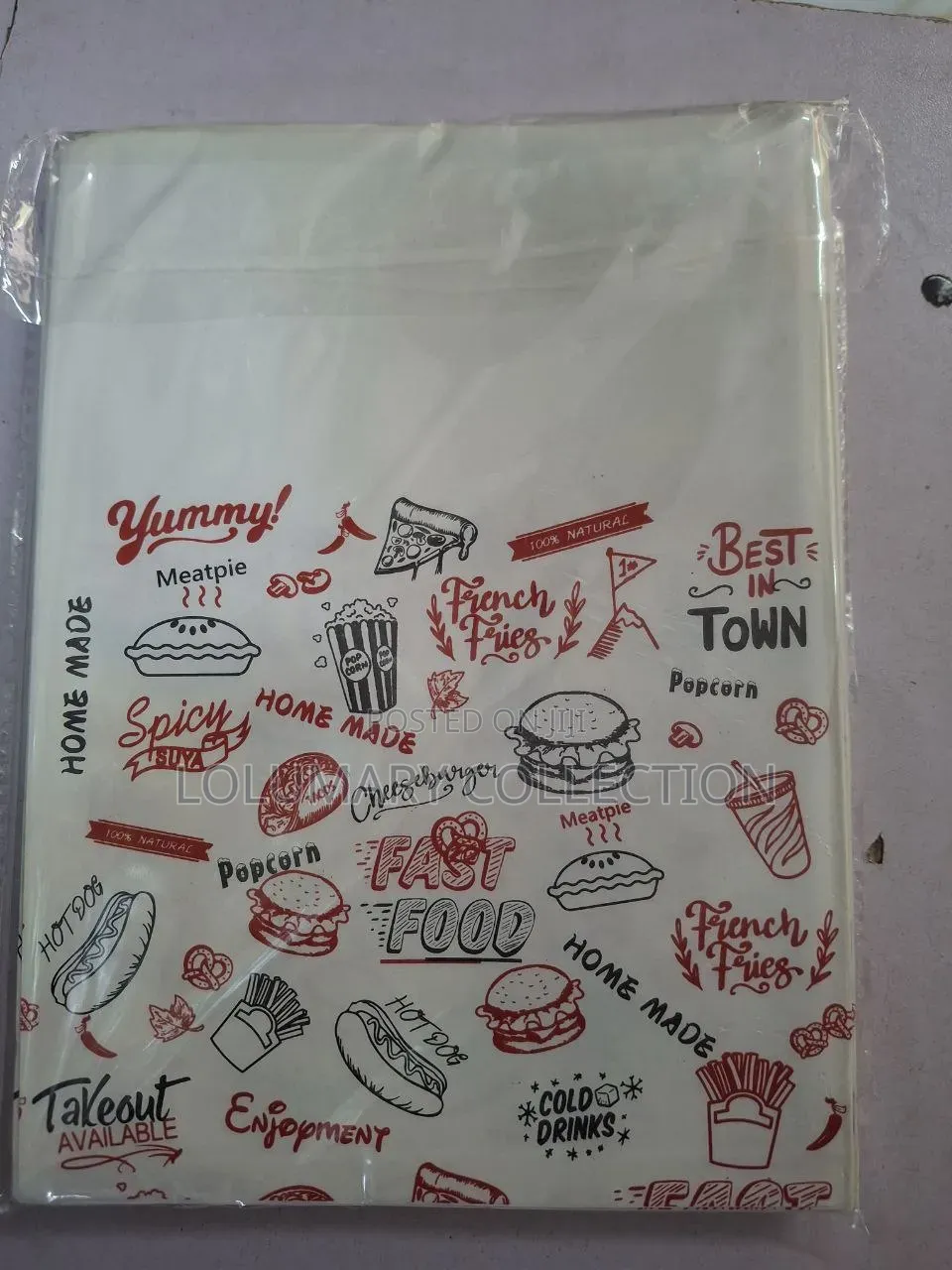 Meat Pie Paper Pack 50Pcs