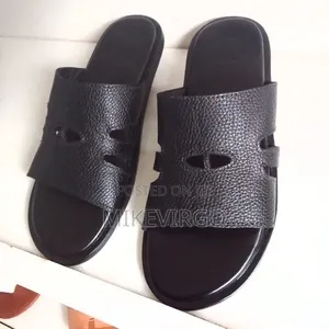 Men's Complete Leather Slippers.