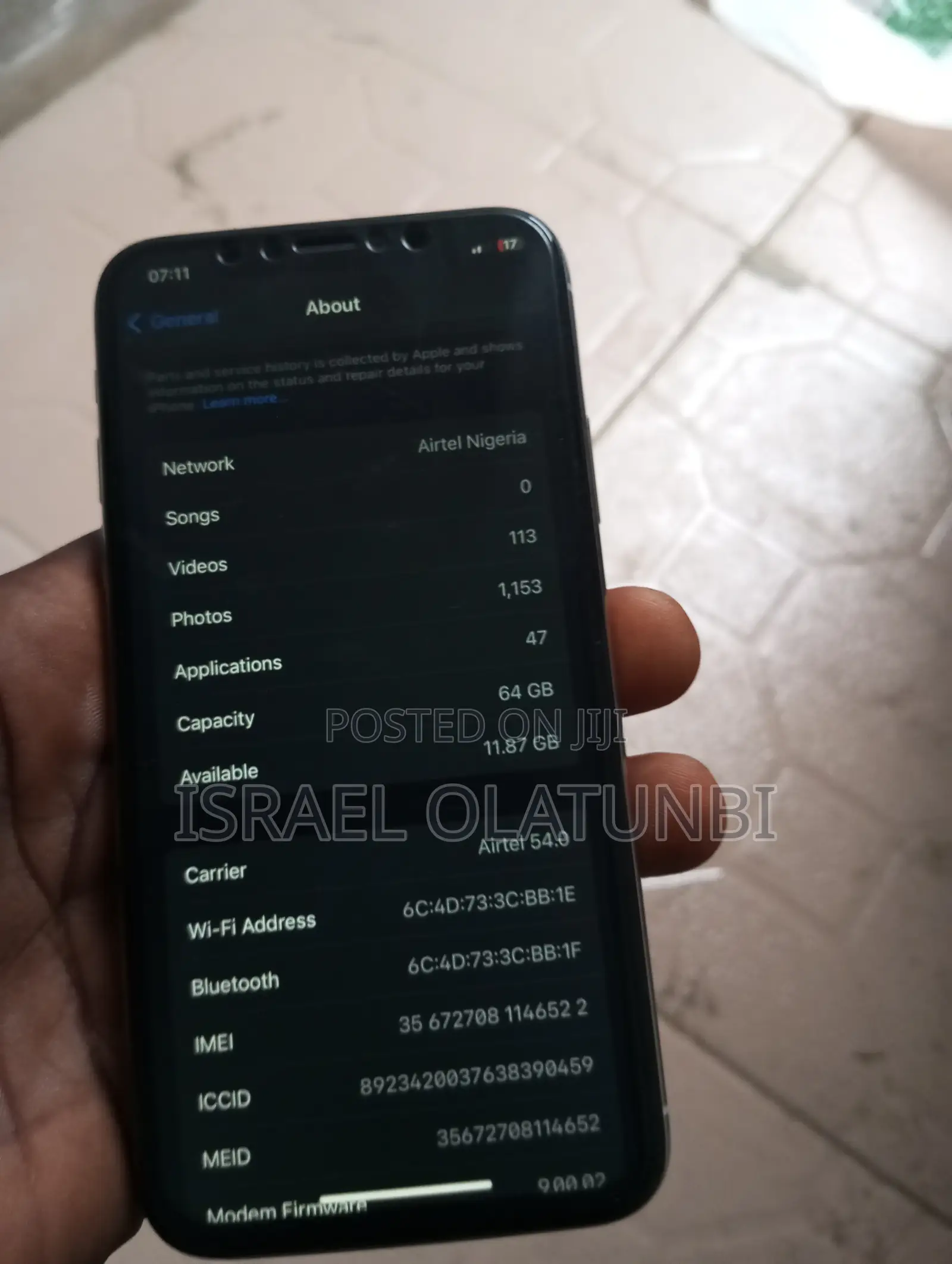 Apple iPhone X 64 GB White