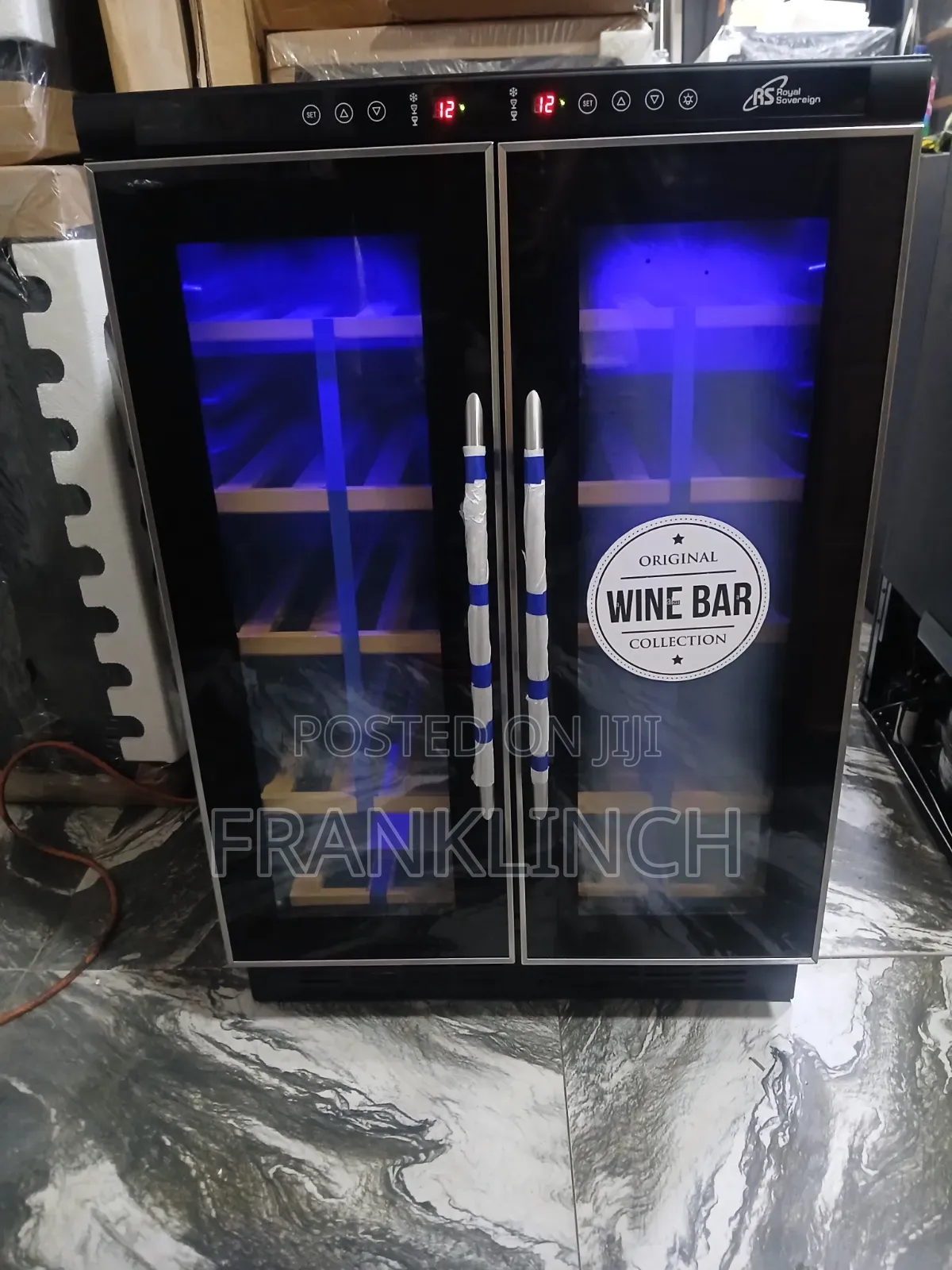 RS Double Door Under Counter Wine Chiller.