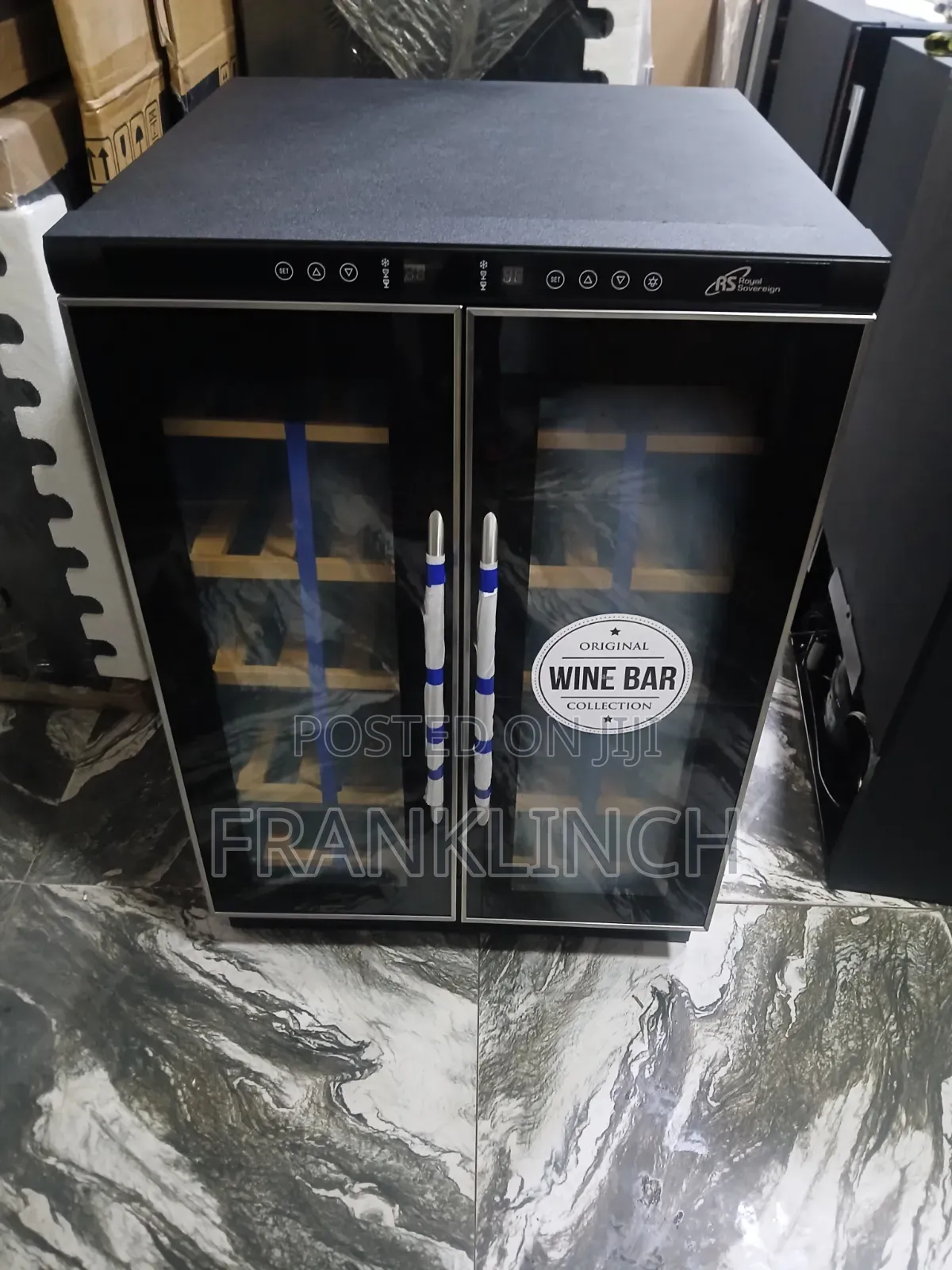 RS Double Door Under Counter Wine Chiller.