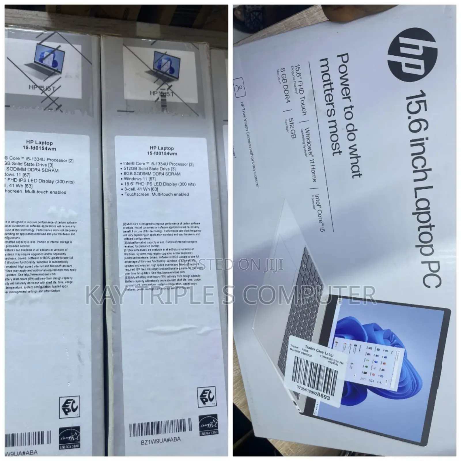 New Laptop HP 15 8GB Intel Core i5 SSD 512GB