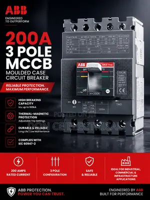 200amps 3pole McCb Breaker