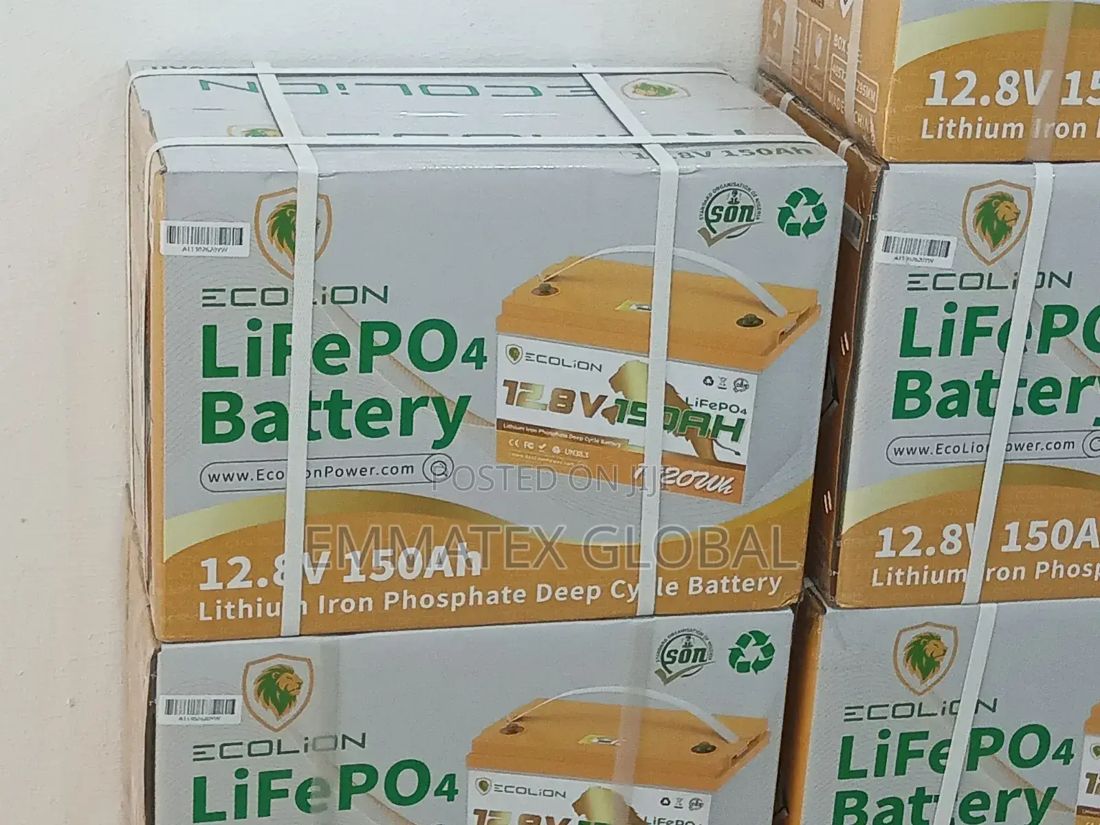 150ah 12.8v Ecolion Lithium Iron Phosphate Deep Battery