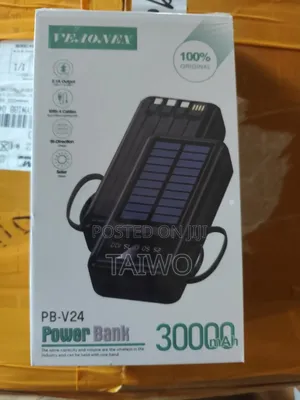 30,000mah Strong Solar/Dc Powerbank