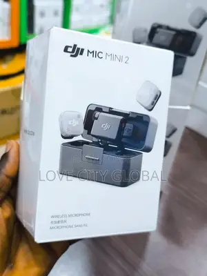 DJI Mic Mini 2 (2 TX+ 1 RX +Case) ANC Wireles Microphone Camera/iPhone
