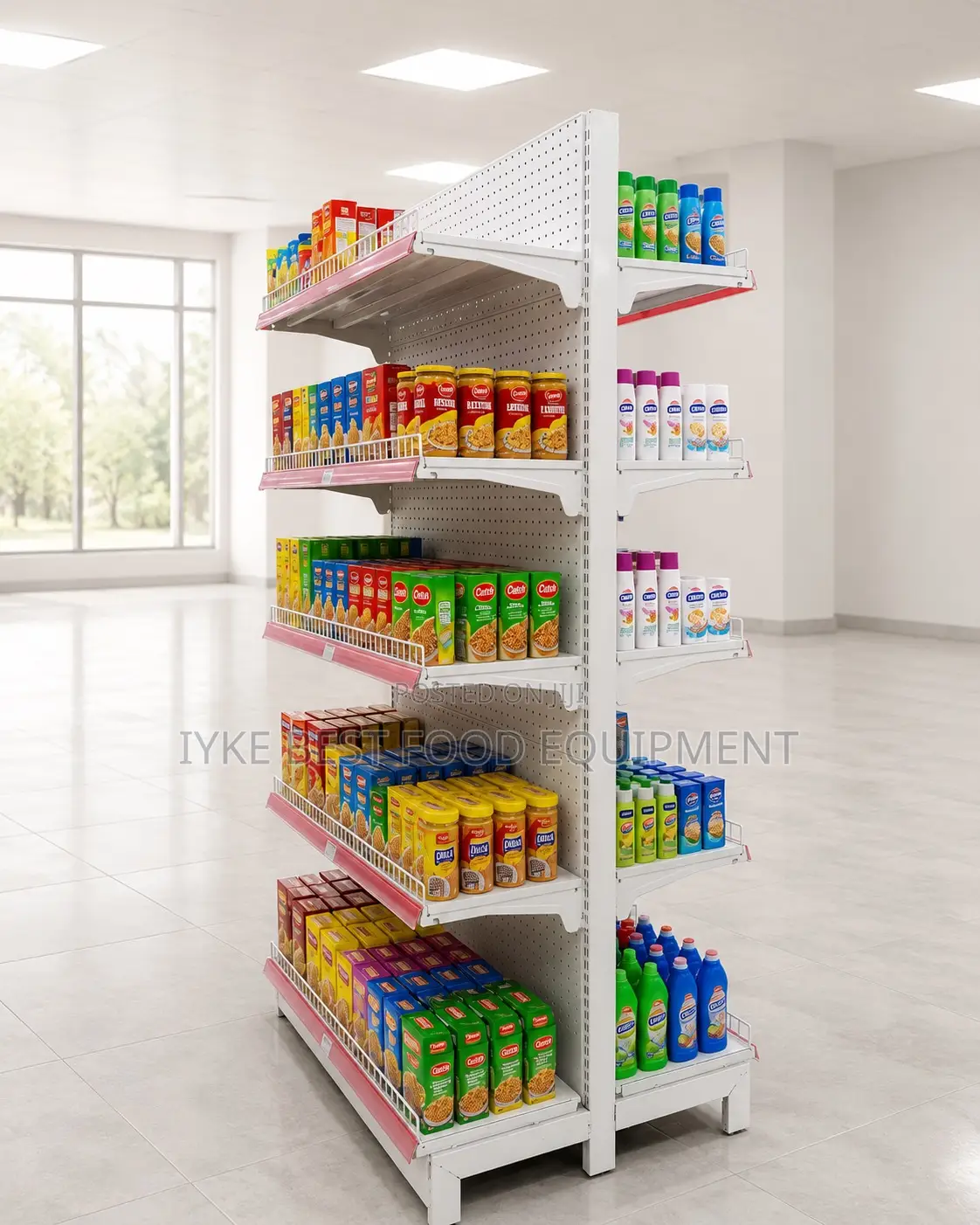 Double Side Supermarket Shelves