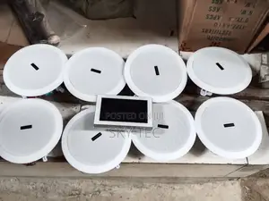 30watts 8pcs Passive Ceiling Speaker With 7inches Android Amplifier