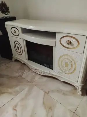 Shelf, TV Stand With Cupboard