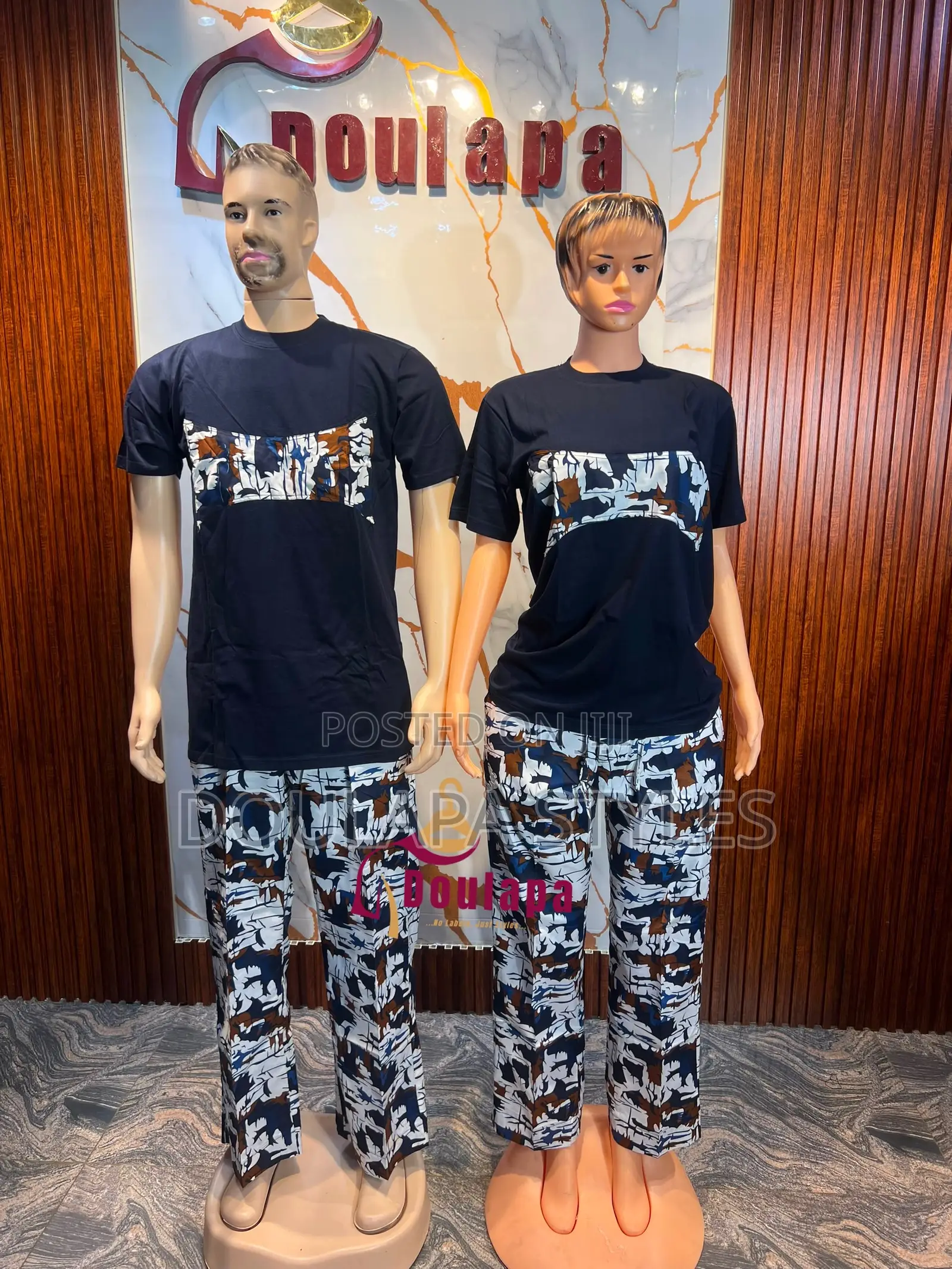 BooBae Ankara Tees Set