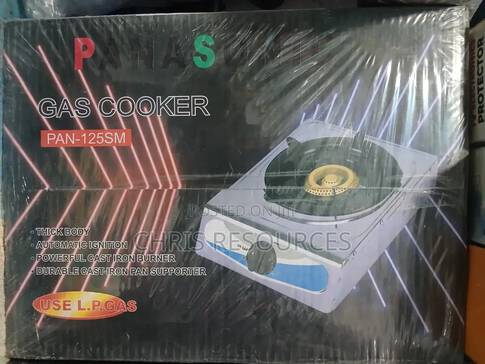 Single Gas Cooker Burner With Automatic Ignition