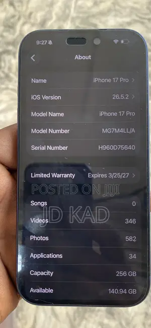 Apple iPhone 17 Pro 256 GB Blue