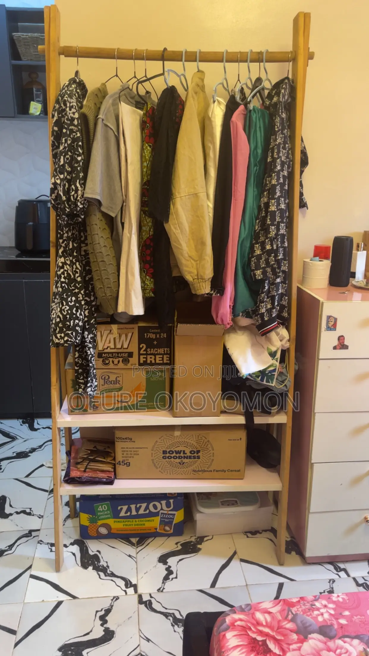 Clothes Rack, With Storage