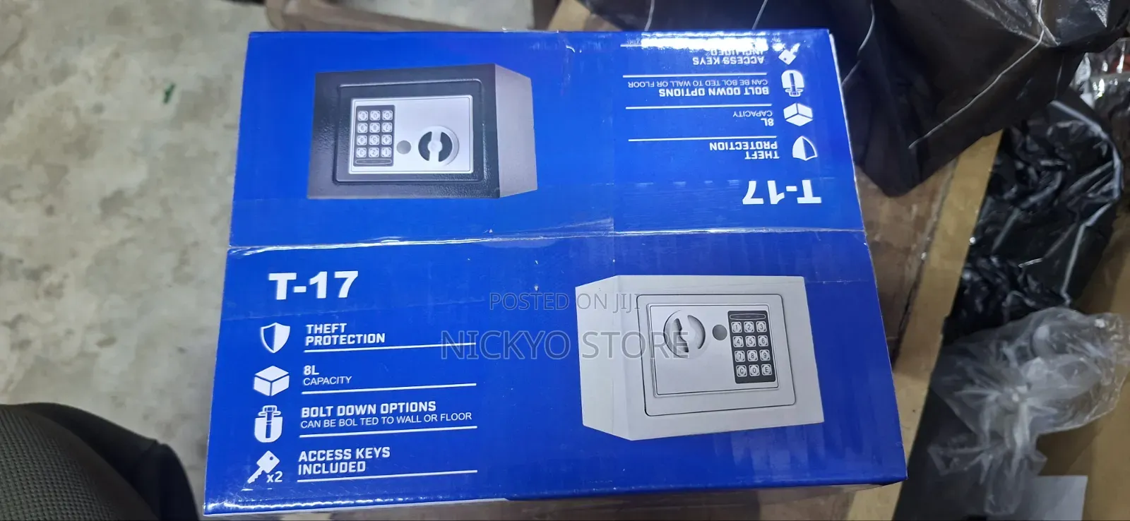 T-17 Digital Electronic Safe Box (8L)