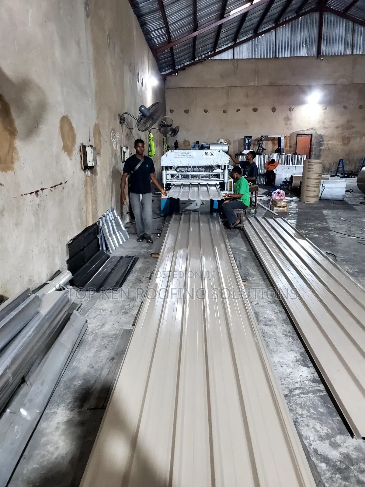 O.60 G/Beige Longspan Aluminium Roofing Sheets