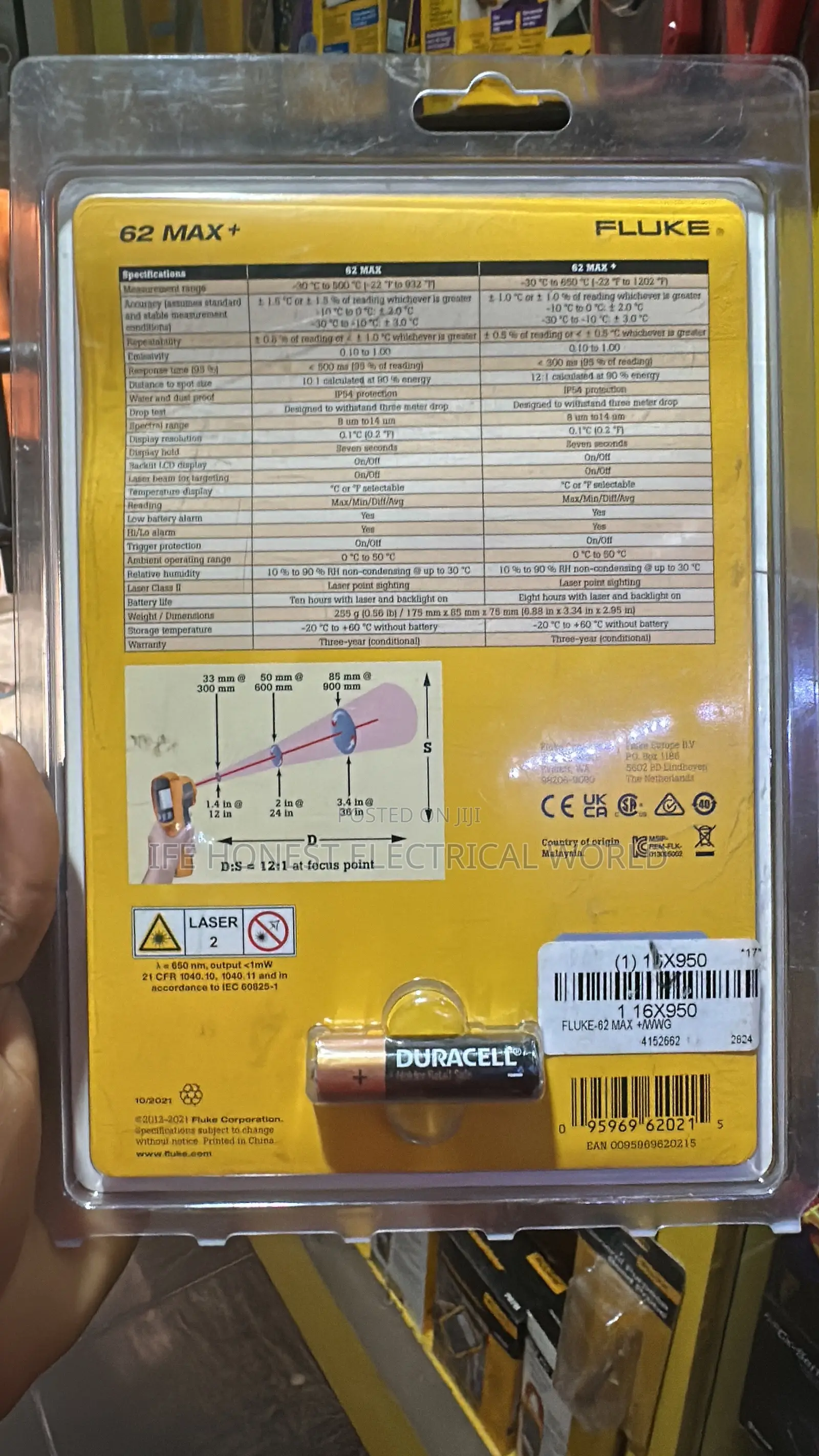 Fluke Maga Meter 62 Max Plus