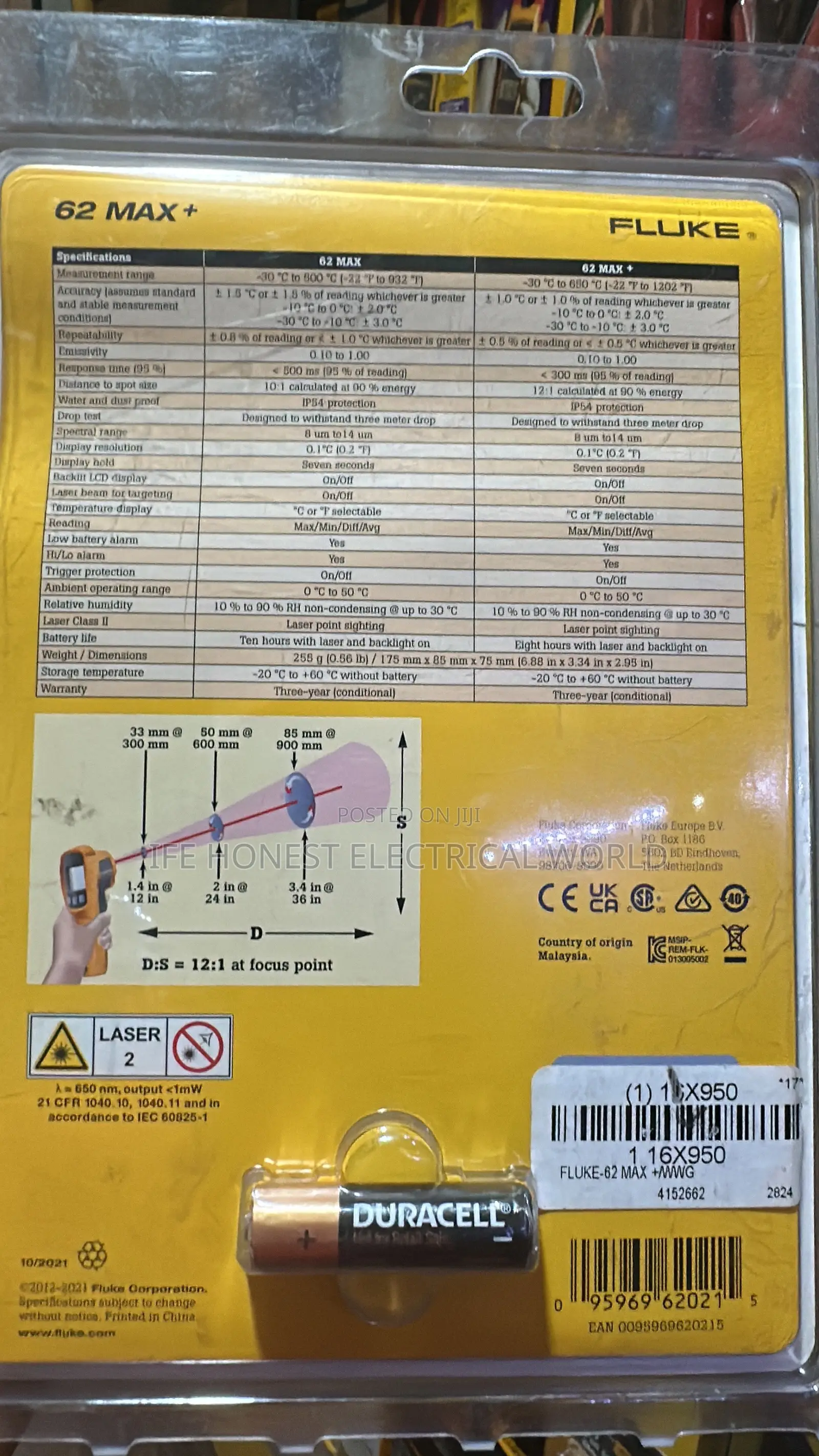 Fluke Maga Meter 62 Max Plus