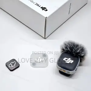 DJI Mic Mini 2 (1TX + 1 RX) Microphone, 48h for Camera, iPhone/Android