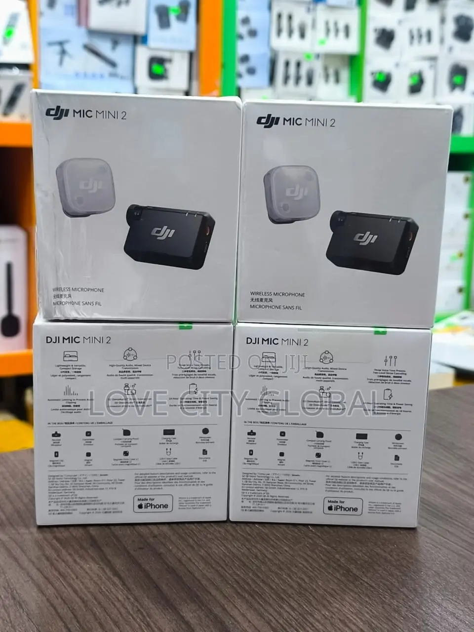 DJI Mic Mini 2 (1TX + 1 RX) Microphone, 48h for Camera, iPhone/Android