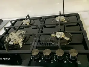Polystar 4 Burner Built-in Gas Cooker With Tempered Glass