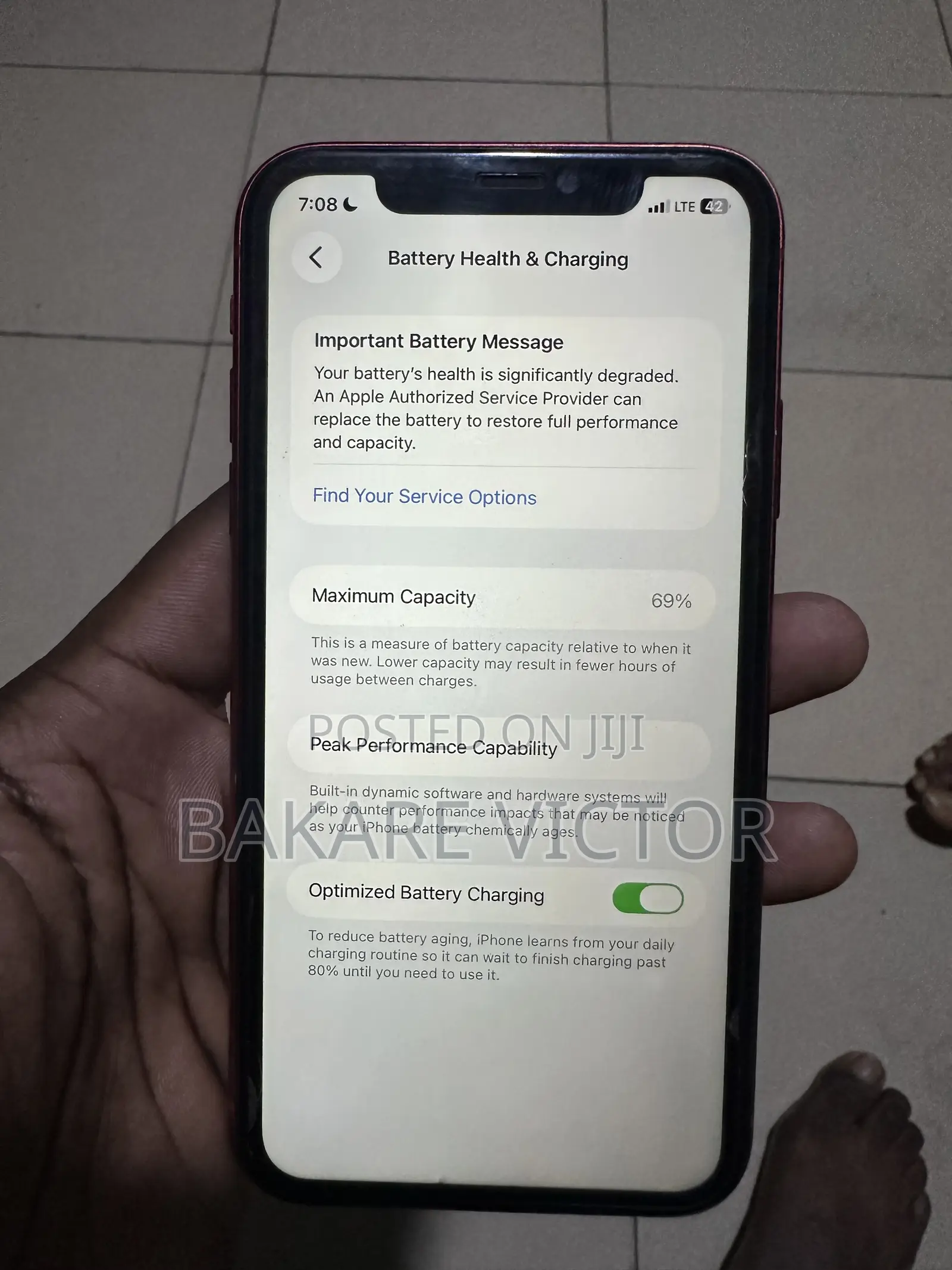 Apple iPhone 11 128 GB Red