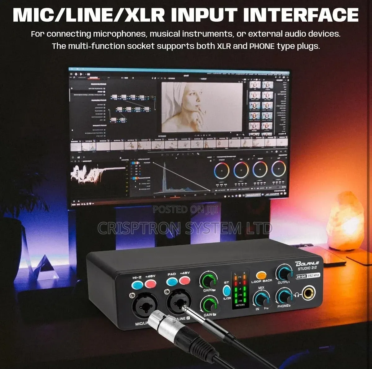 Bolanle Studio 2i2 Audio Interface