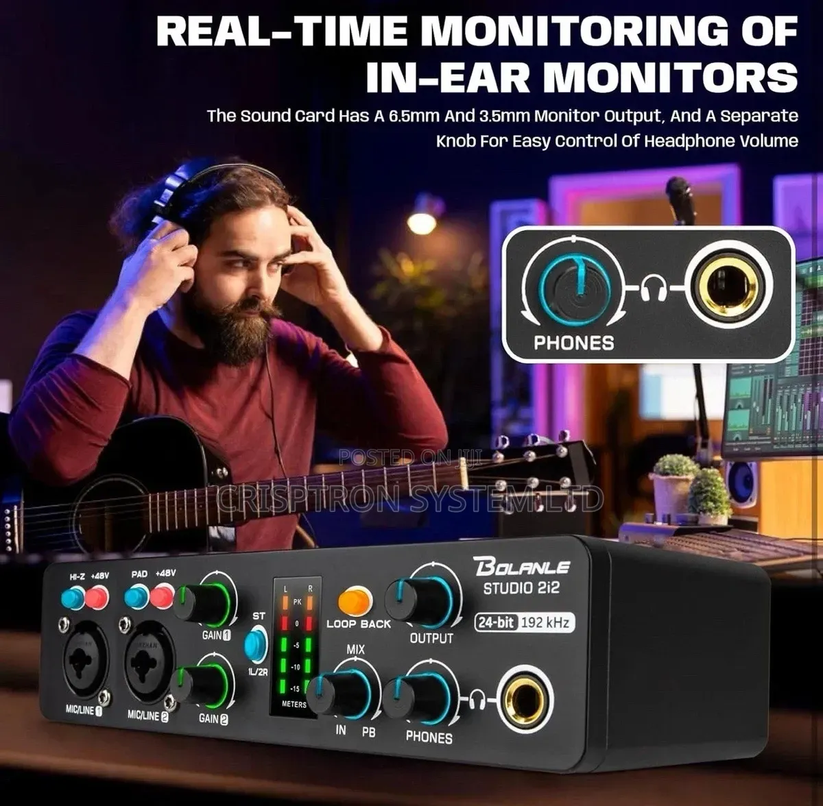 Bolanle Studio 2i2 Audio Interface