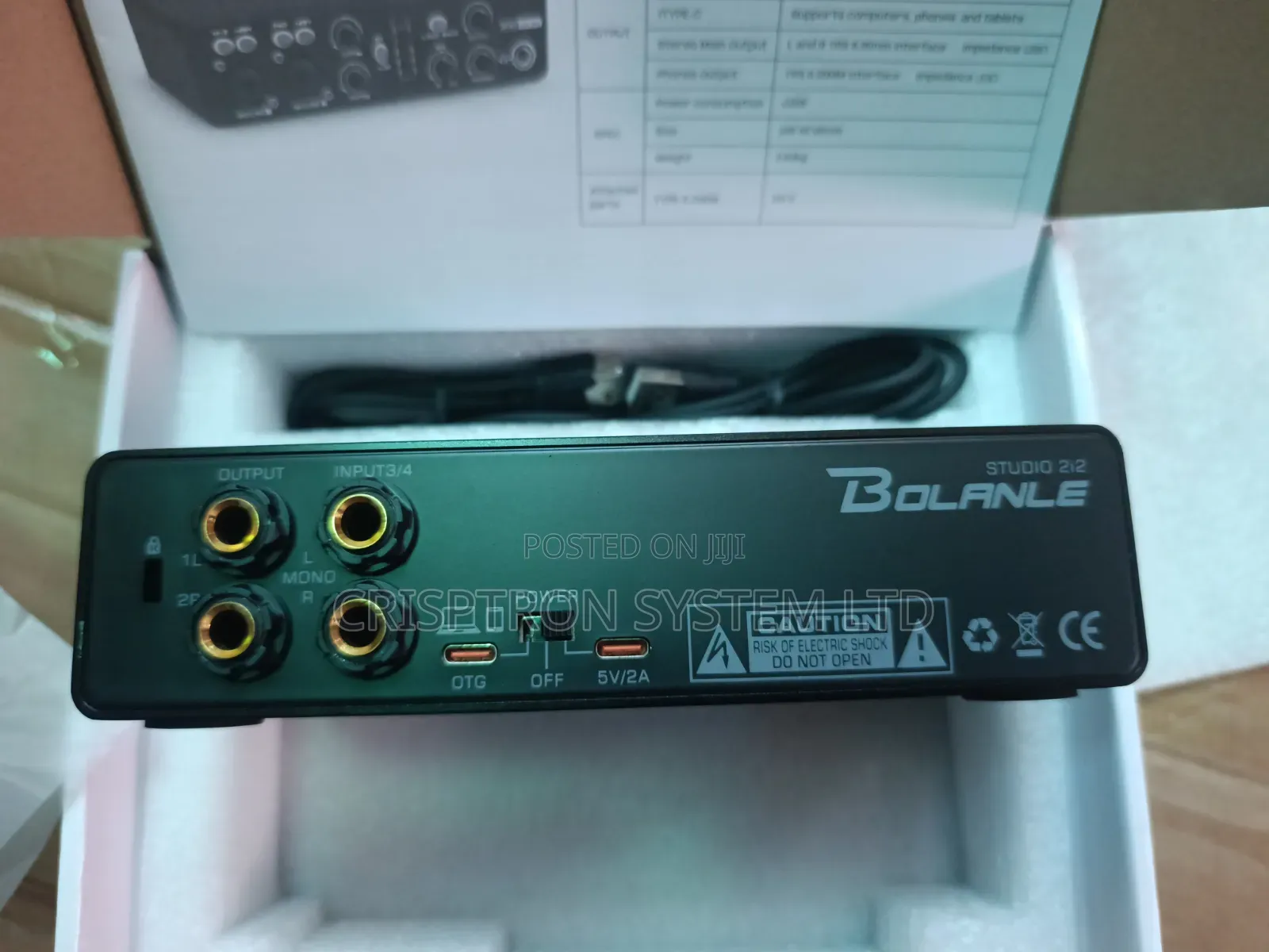 Bolanle Studio 2i2 Audio Interface