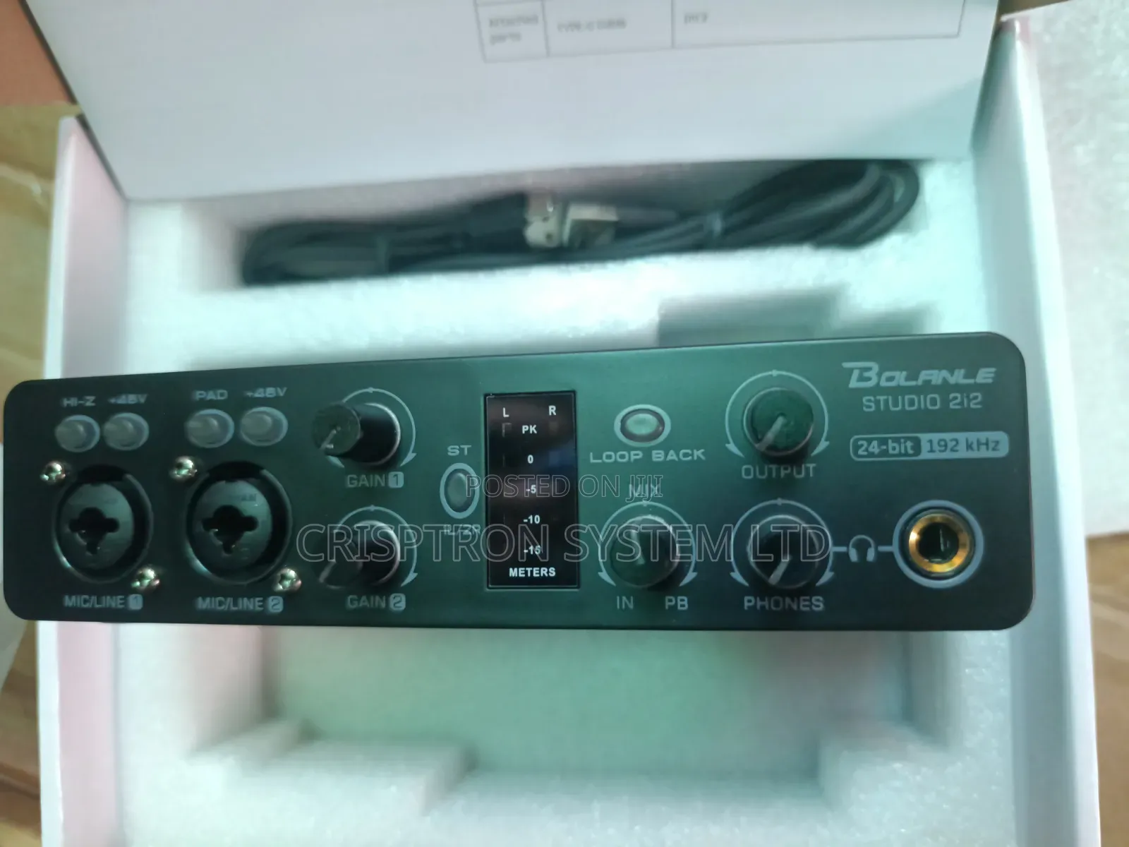 Bolanle Studio 2i2 Audio Interface
