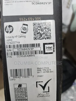 New Laptop HP Victus 15 16GB Intel Core i7 SSD 1T