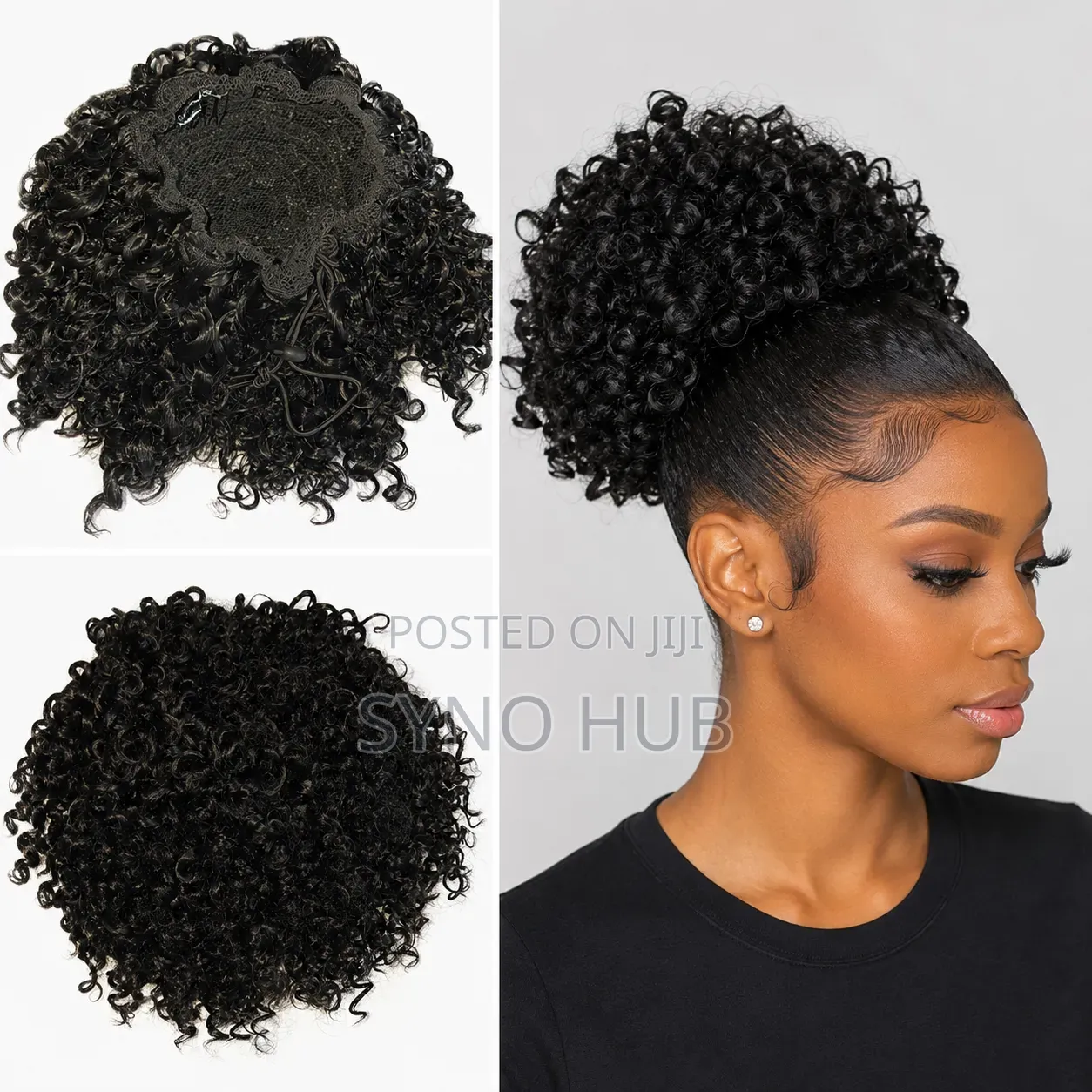 Hair Bun Extensions With Drawstring