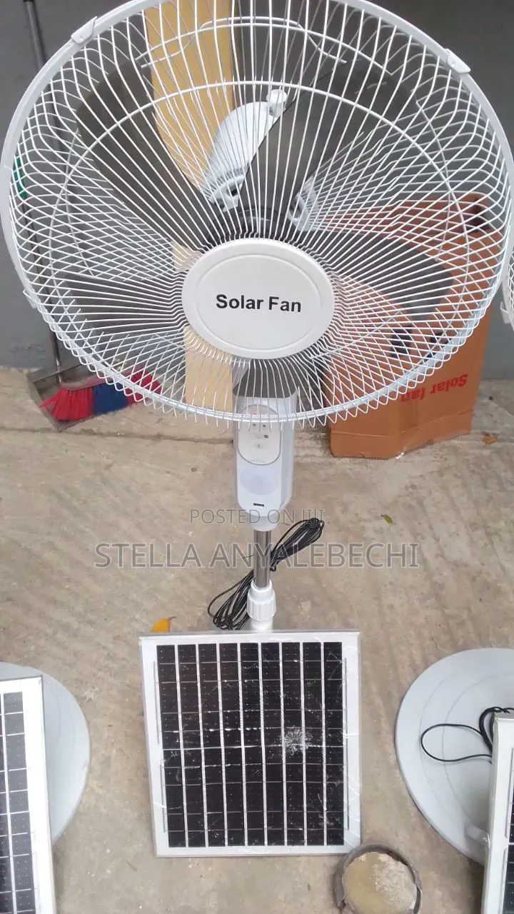 AC/DC Solar Rechargeable Fan + Bulb