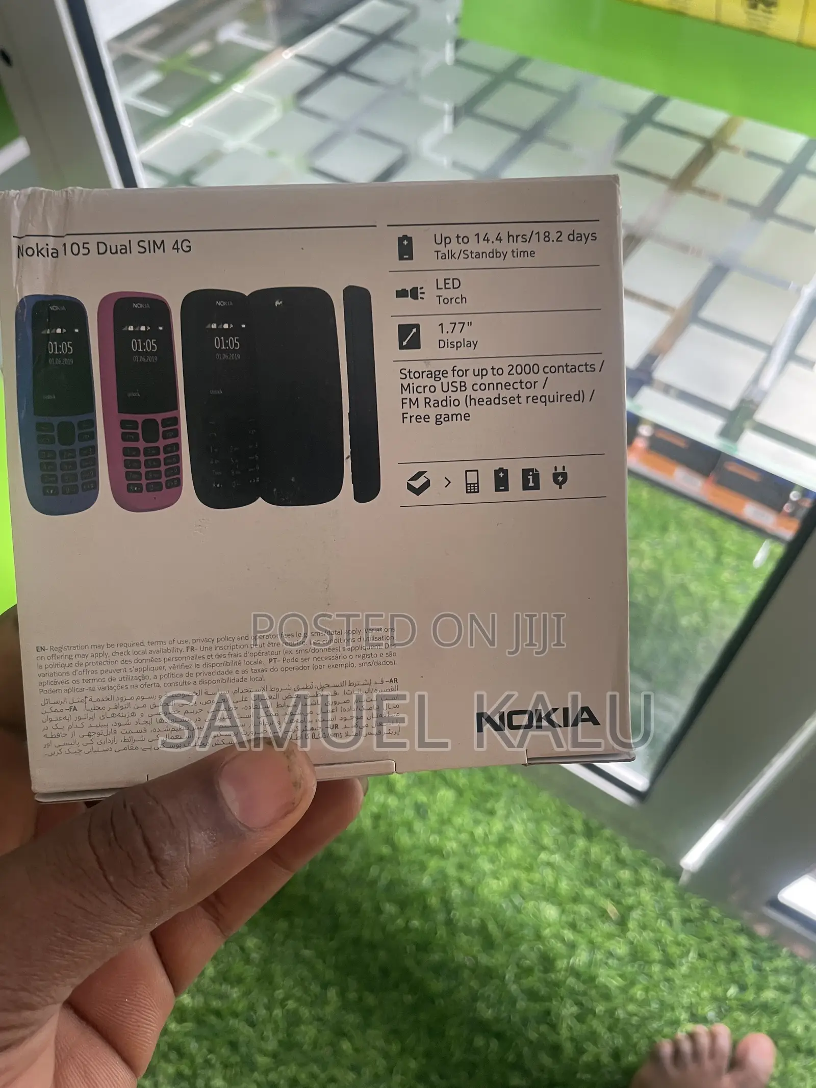 New Nokia 105 Black