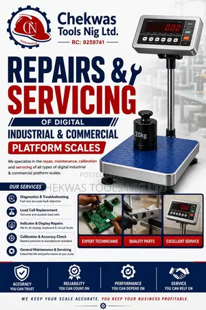 Repair, Calibration and Servicing of Digital Scales