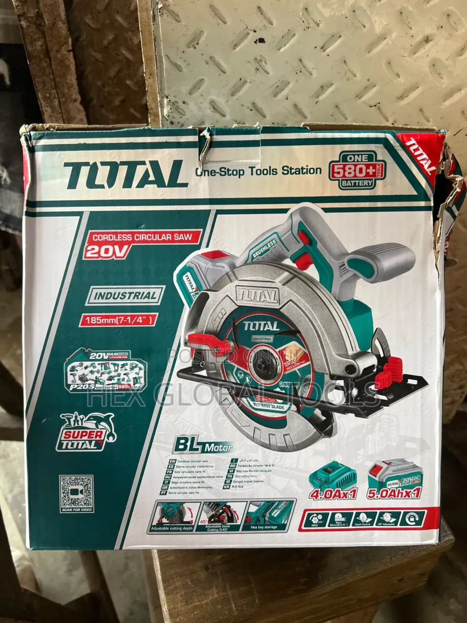 Total 20v Cordless Circular Saw Machine