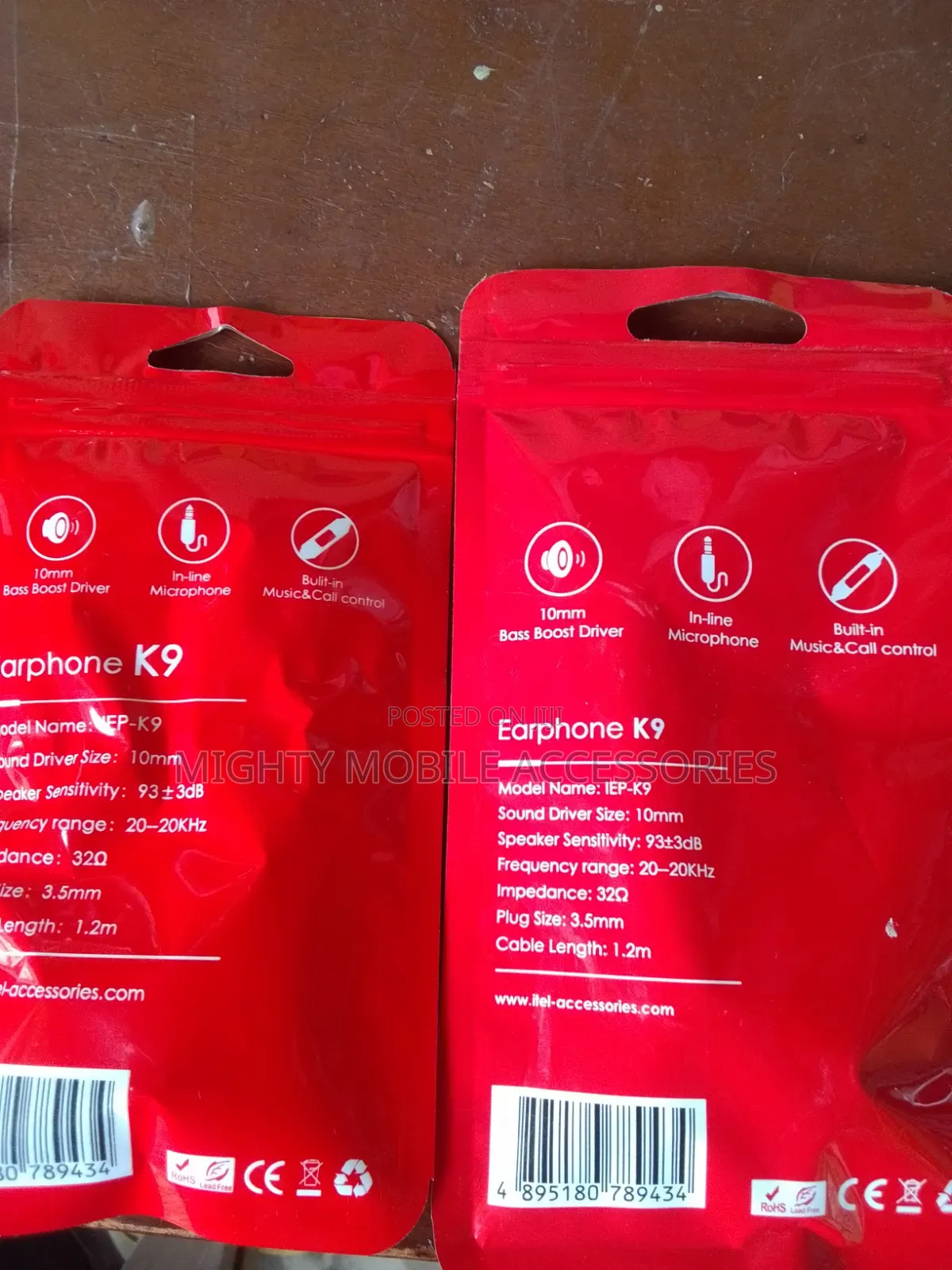 ITEL Earphone Powerful Sound